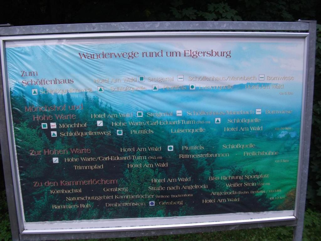 Hotel Am Wald -Garni- Elgersburg المظهر الخارجي الصورة